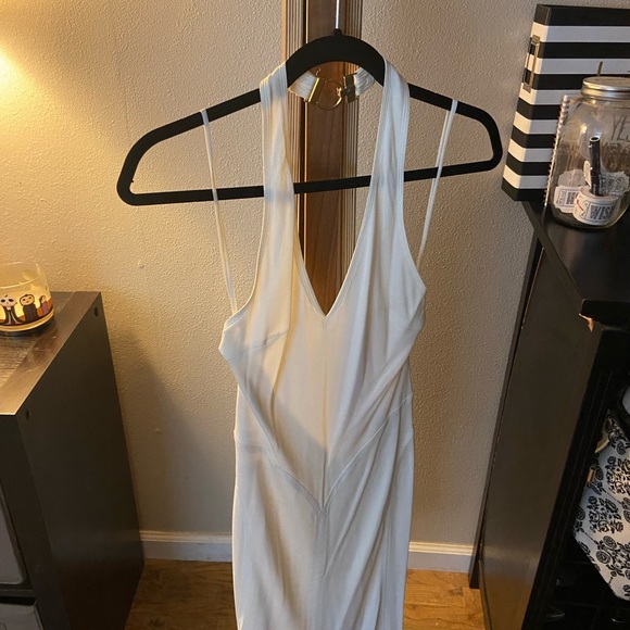 Designer dress, worn for photo shoots and events. Jersey cut. - Picture 3 of 8